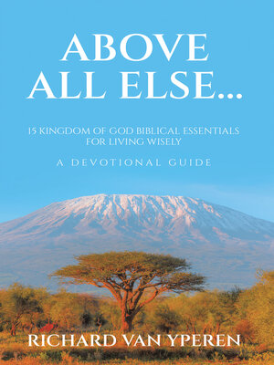 cover image of ABOVE ALL ELSE...
